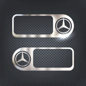 FAX114 MERCEDES-BENZ İÇİN KAPI KOLU ETRAFI KROMU AXOR