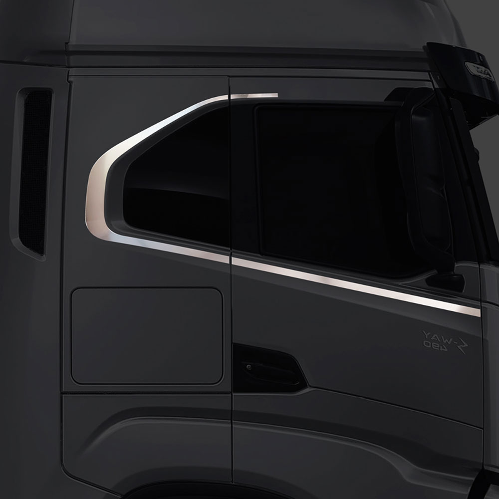 FIV158 IVECO İÇİN YATAK CAMI ETRAFI KROMU S-WAY
