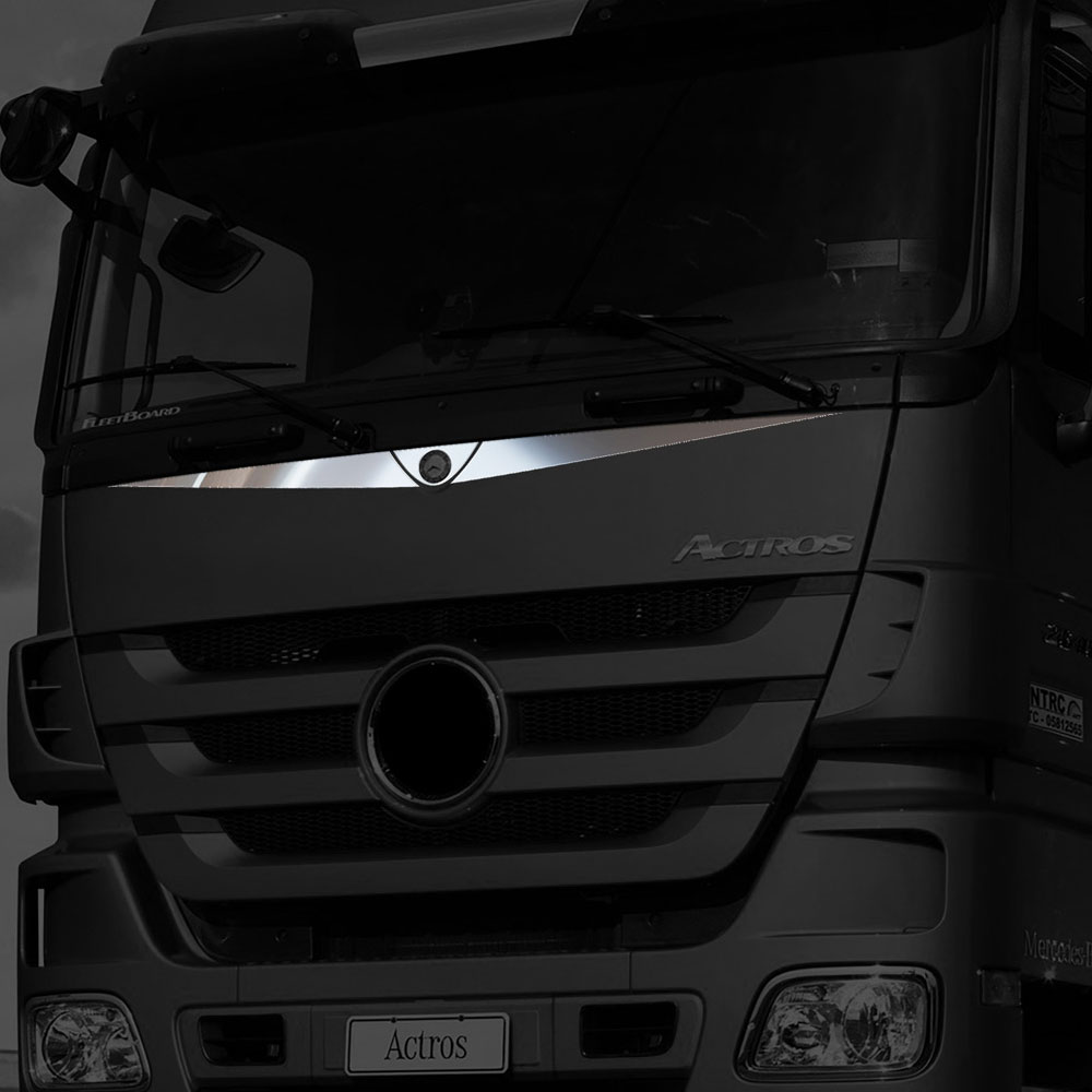FME108 MERCEDES-BENZ İÇİN LOGO ETRAFI 3 PARÇA KROMU ACTROS MP2/MP3
