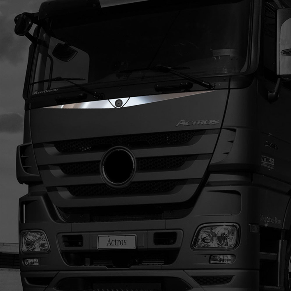 FME155 MERCEDES-BENZ İÇİN LOGO ETRAFI 3 PARÇA KROMU ACTROS MP4/MP5