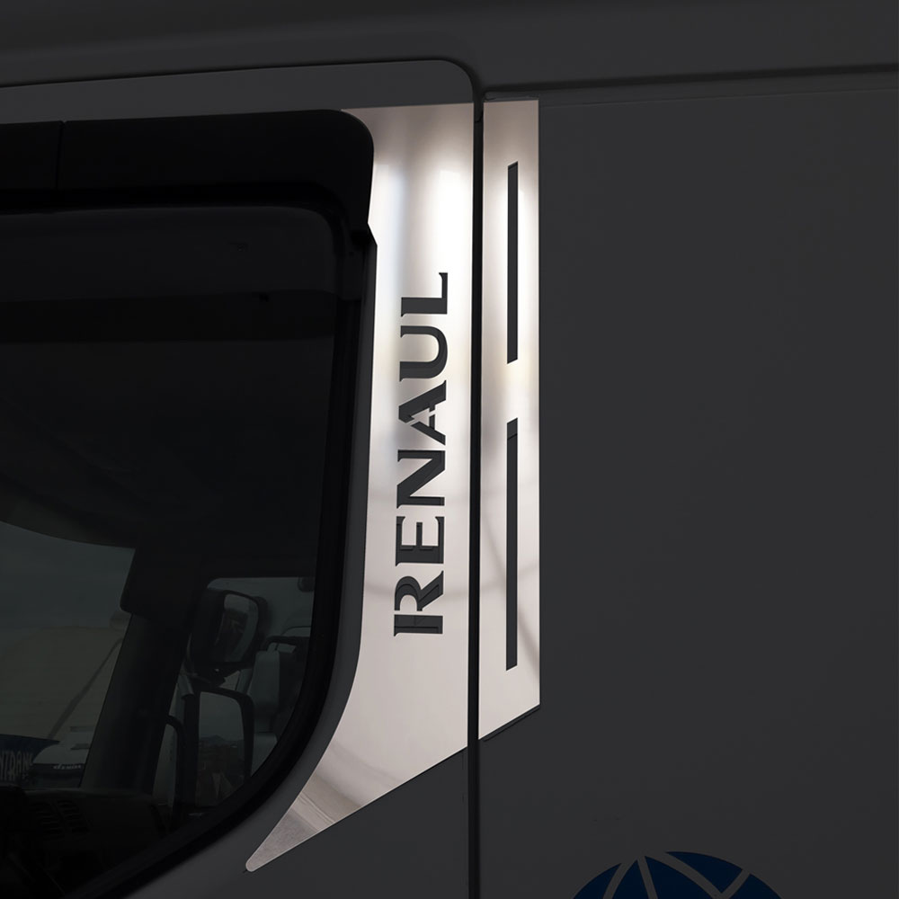 FRE118 RENAULT İÇİN KAPI DİREĞİ KROMU PREMIUM MODELS