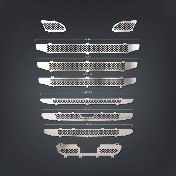 FSC118 SCANİA İÇİN GENİŞ PANJUR KROMU SENSÖRLÜ STREAMLİNE
