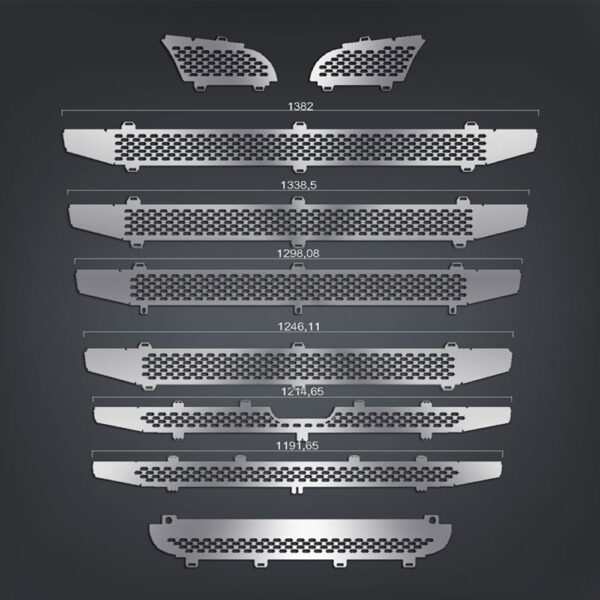 FSC120 SCANİA İÇİN DAR PANJUR KROMU SENSÖRLÜ STREAMLİNE