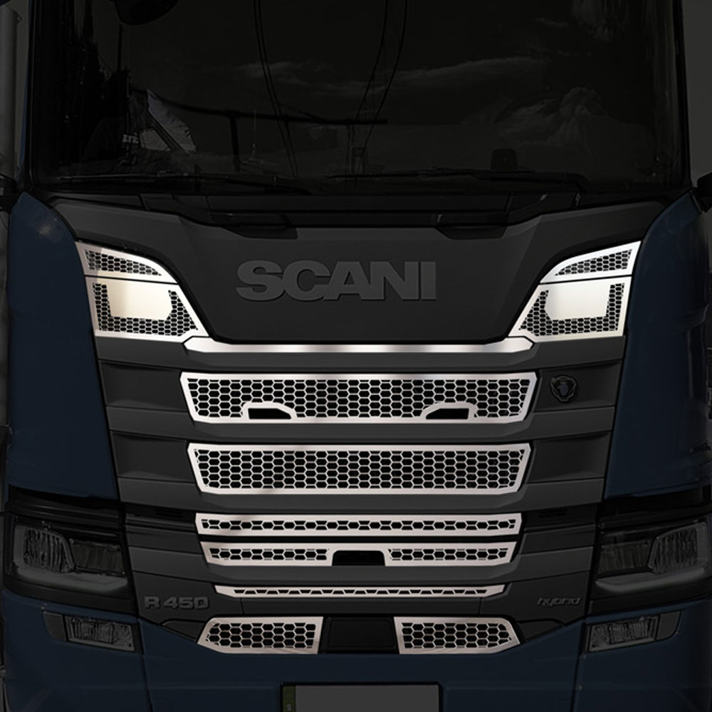 FSC256 SCANİA İÇİN SİSSİZ PANJUR KROMU  S/R 2016+